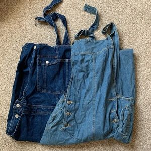 Top shop denim overalls